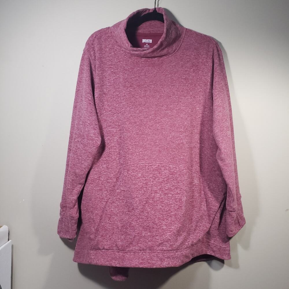Duluth Trading Co. Frost Lake Tunic Pullover Fleece 2X Pink